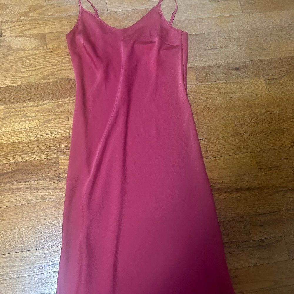 Satin maxi dress